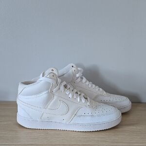 White High-Top Sneakers
